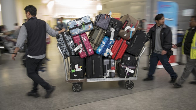 Lots store of luggage