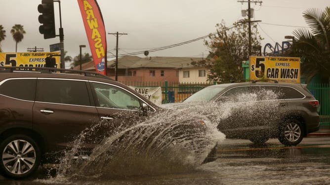 Rain in Los Angeles