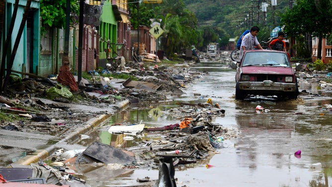 Hurricane Iota flooding in Honduras