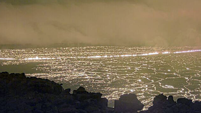 Hawaii's Mauna Loa volcano erupted for the first time in 38 years on Sunday night.