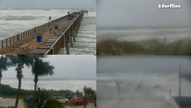 Live cameras of Tropical Storm Nicole