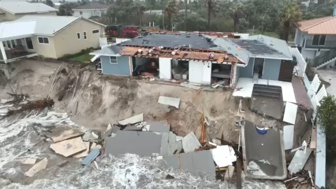 Beach Erosion damage in Daytona Beach, FL