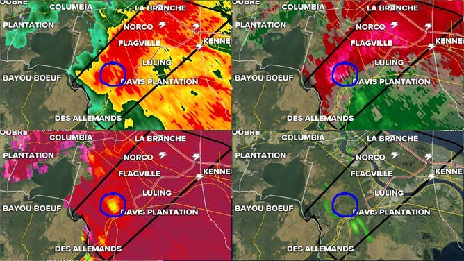 Tornado Warning Severe Storms Louisiana