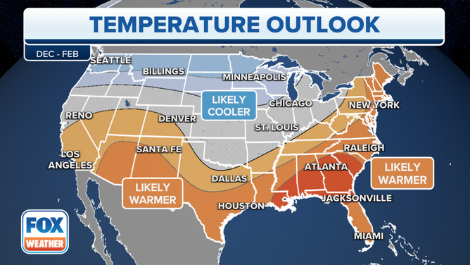 NOAA 2021-2022 Winter Outlook Hints At Warm, Dry Texas Winter