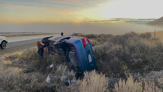 Washington State Patrol Car Crash