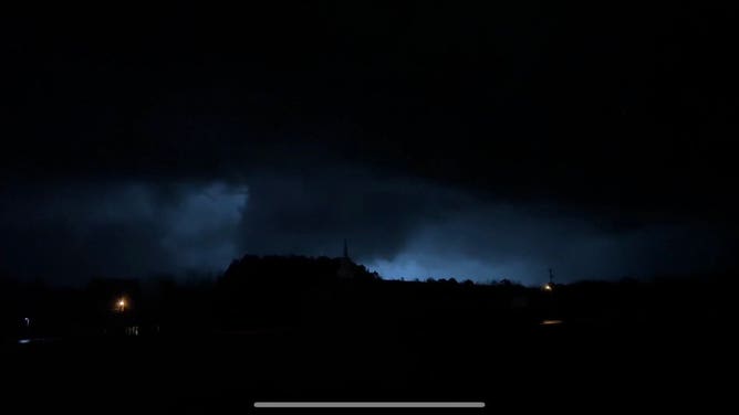 Tornado in Steens, Mississippi, on Tuesday, Nov. 19, 2022.