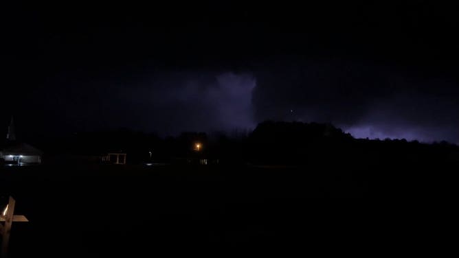 Tornado in Steens, Mississippi, on Tuesday, Nov. 19, 2022.
