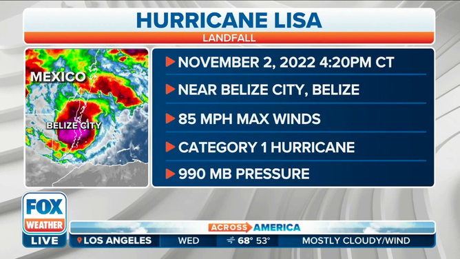 Lisa Downgraded To Tropical Depression Over Mexico After Landfall In ...