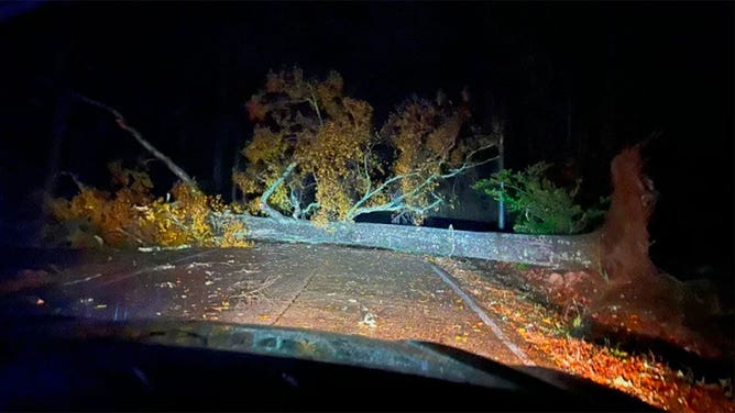 Storm damage in Mississippi