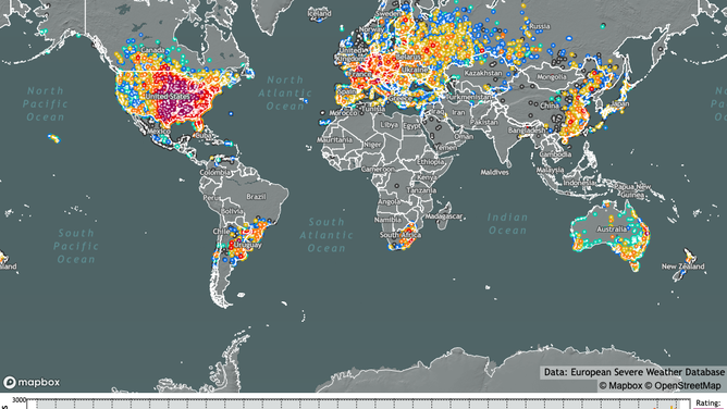 Which country has the most tornadoes?  Fox Weather