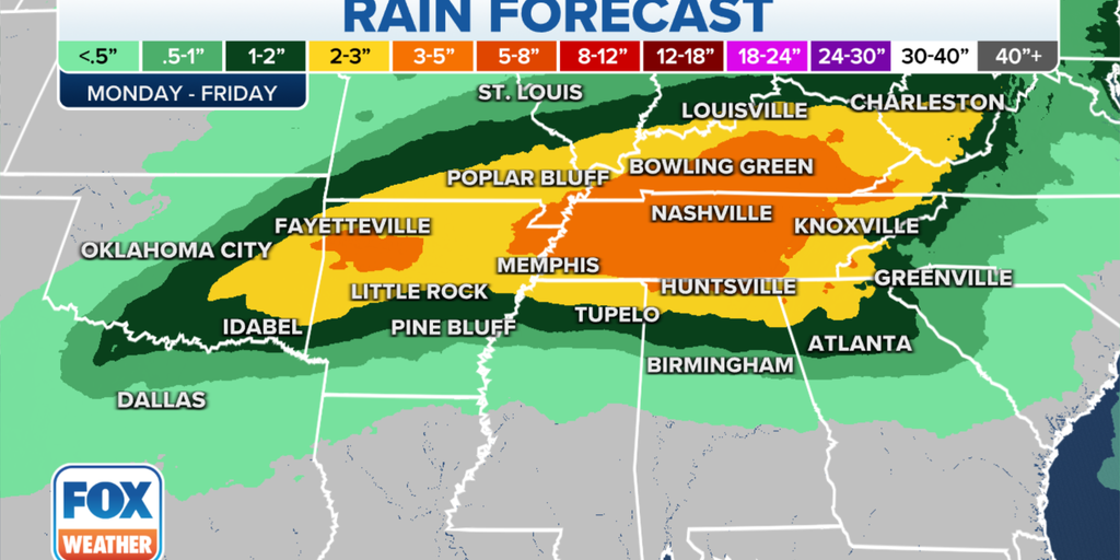 The Daily Weather Update From FOX Weather: Southern Soaker To Bring ...