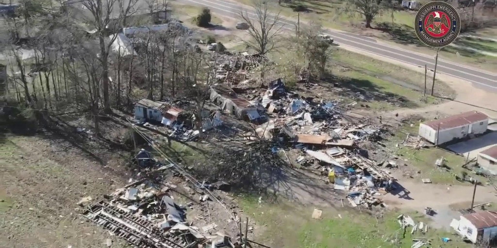 Watch: Aerial video shows damage left behind from deadly severe weather ...