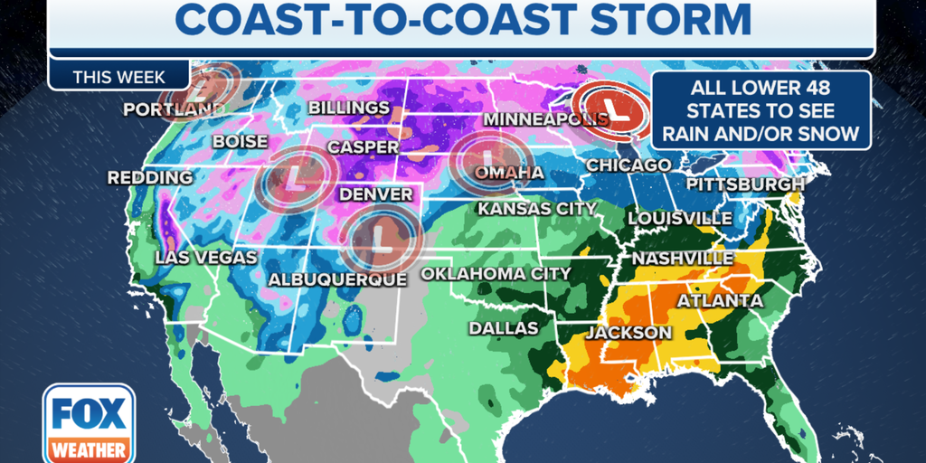 The Daily Weather Update from FOX Weather: Coast-to-coast storm to ...