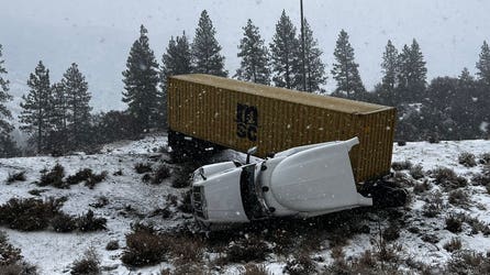 Winter storm creating travel headaches in California with more than a foot of snow possible