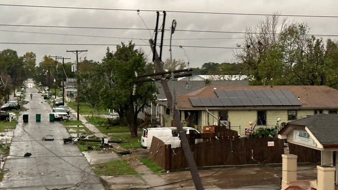 Tornado damage south of New Orleans (Councilman Scott Walker)