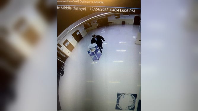 Blizzard victims take shelter at school