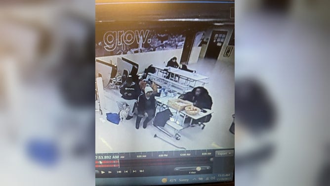 Blizzard victims take shelter at school