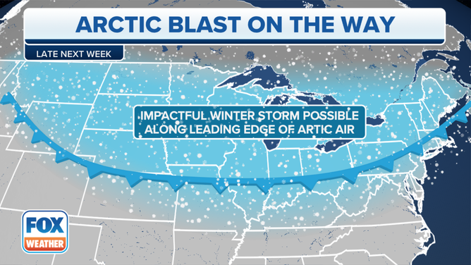 East Coast snowstorm possible before Christmas