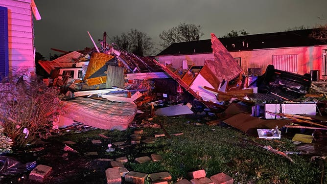 New Orleans Tornado Damage