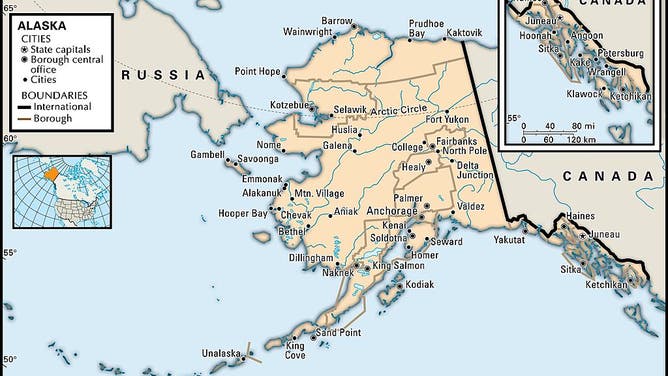 Political Map Of Alaska
