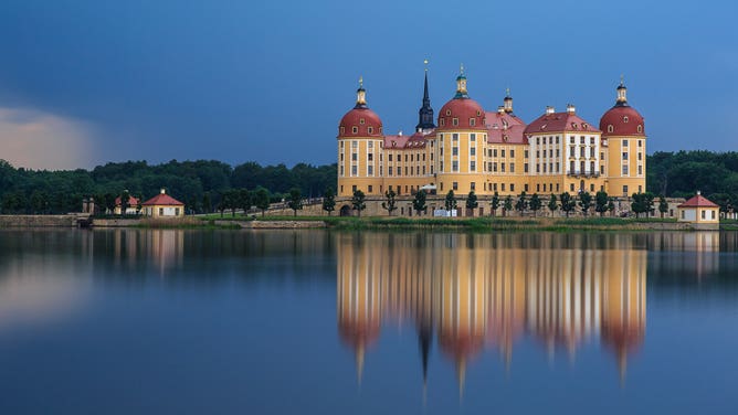 Moritzburg Castle in Dresden, Germany.