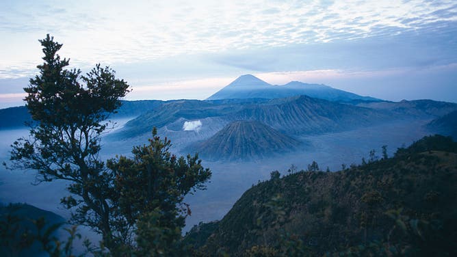 Mount Semeru in Indonesia