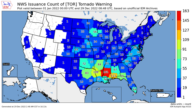 2022 Tornado Warnings