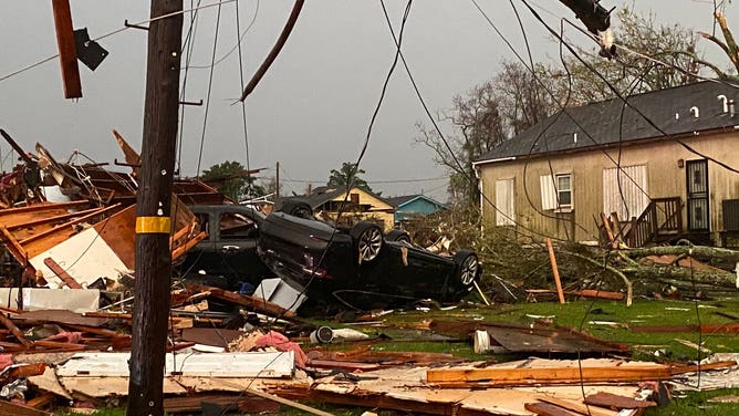New Orleans Tornado Damage