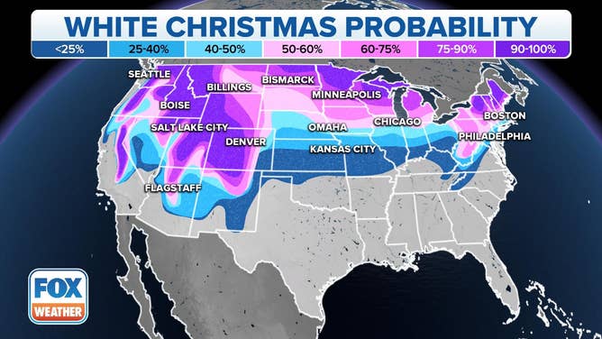 Chance of a white Christmas
