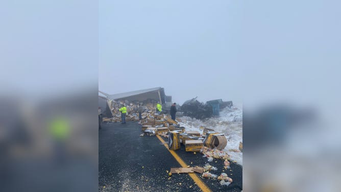 30 vehicle pileup in Washington