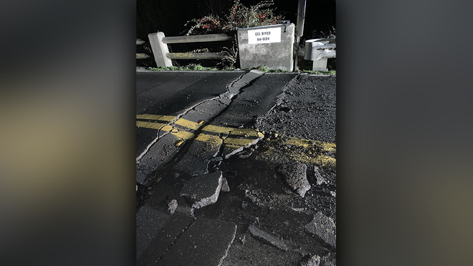 Damage to California bridge