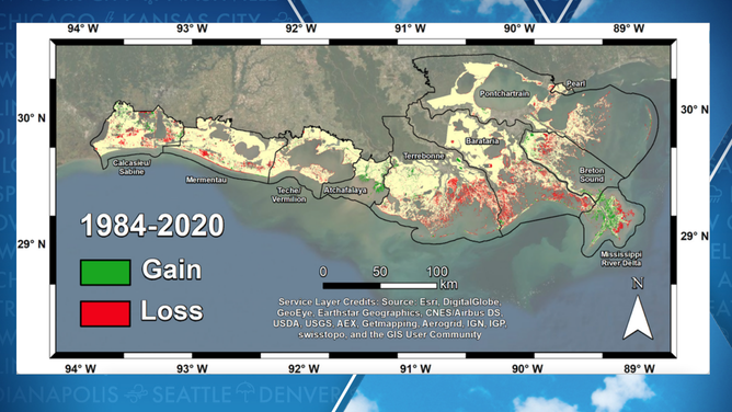 Louisiana Land Loss