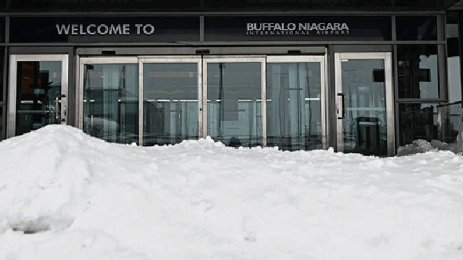 Images of the 2022 Buffalo blizzard