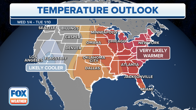 Warm weather to kick off the New Year