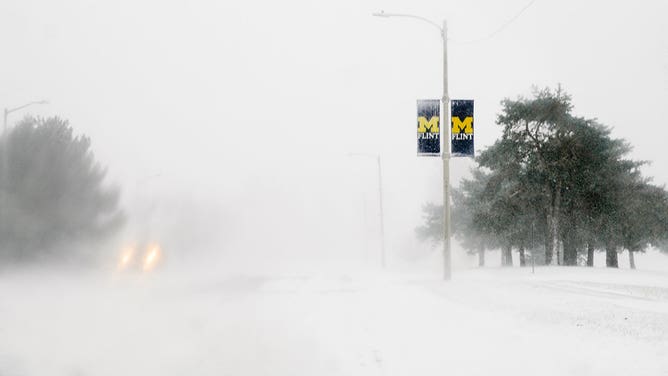 Blizzard in Michigan