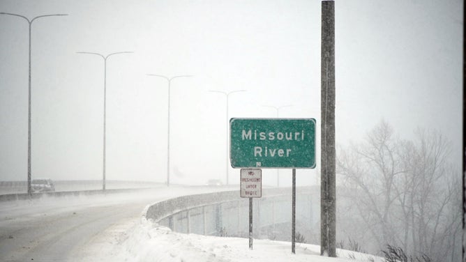Heavy Snow in North Dakota