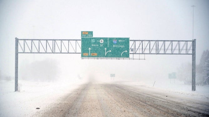 Heavy Snow in North Dakota