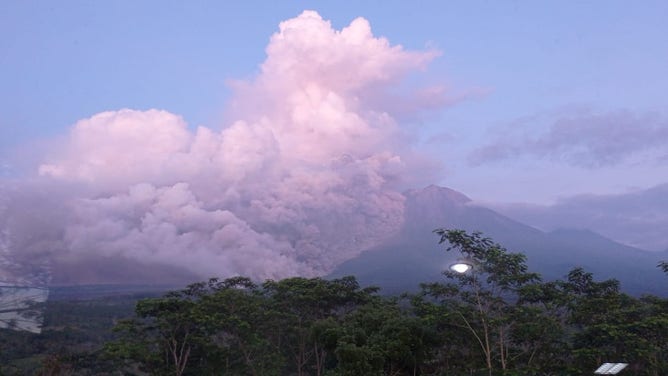 Mount Semeru volcano