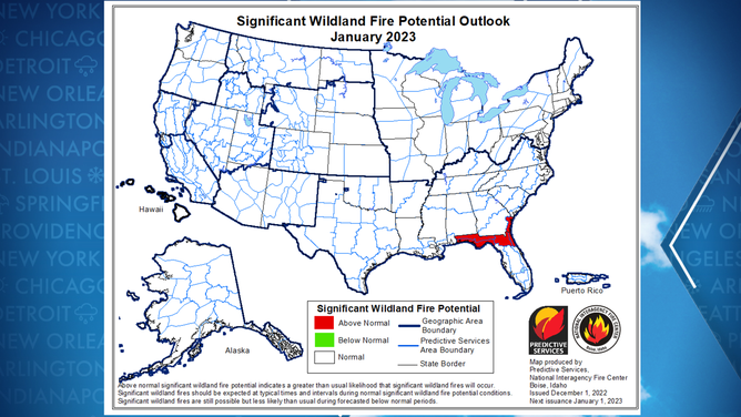 Fire potential outlook