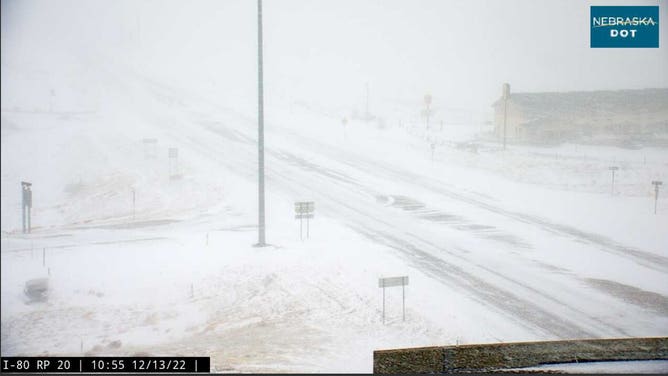 Heavy snow in Nebraska