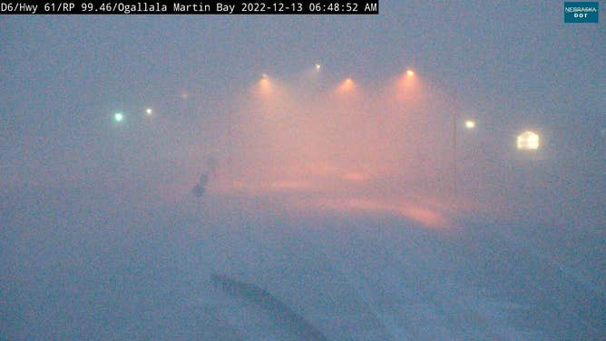 Heavy snow in Nebraska