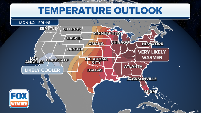 Warm weather to kick off the New Year