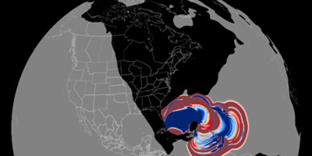 Watch: Simulation shows tsunami from dinosaur-killing asteroid that brought waves to Gulf Coast Watch: Simulation shows tsunami from dinosaur-killing asteroid that brought waves to Gulf Coast