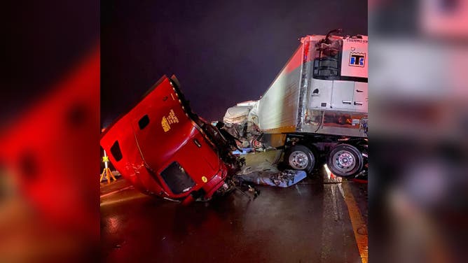 Several crashes were reported on Interstate 40 in Forrest City, Arkansas, on early morning of January 31, 2023.