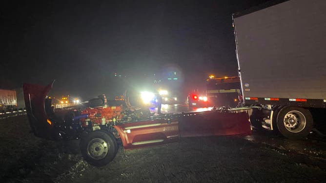 Several crashes were reported on Interstate 40 in Forrest City, Arkansas, on early morning of January 31, 2023.