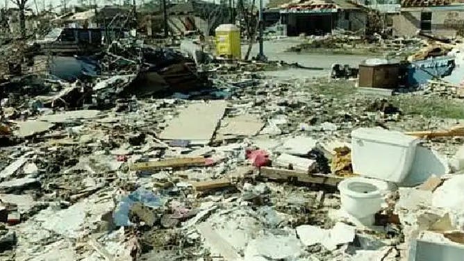Houston 1992 tornado damage