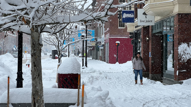 FOX Weather multimedia journalist Brandy Campbell is in Concord, New Hampshire, where a winter storm has dropped several inches of snow.