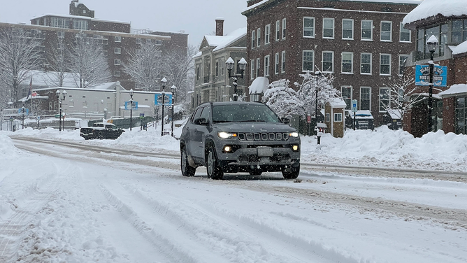 FOX Weather multimedia journalist Brandy Campbell is in Concord, New Hampshire, where a winter storm has dropped several inches of snow.