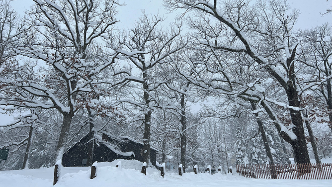 FOX Weather multimedia journalist Brandy Campbell is in Concord, New Hampshire, where a winter storm has dropped several inches of snow.