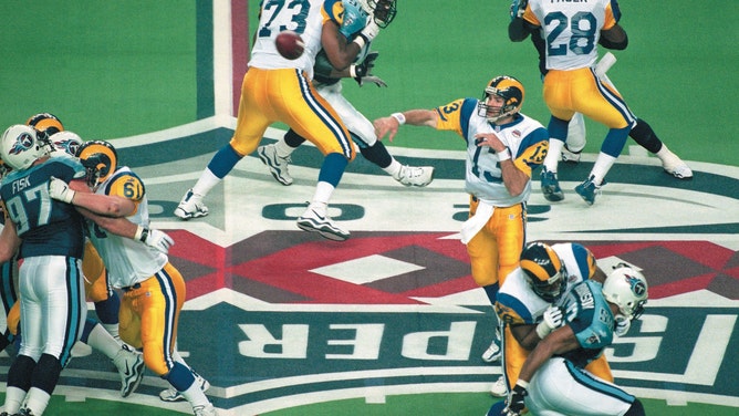 During the 1999-2000 season, the St. Louis Rams led by Kurt Warner became the first team to win the Super Bowl while playing their home games in a dome stadium.